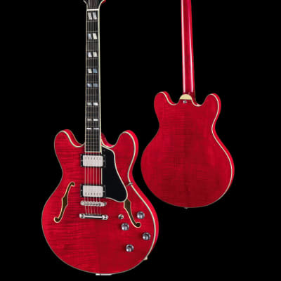 Eastman T486-RD Semi Hollow Red Finish Electric Guitar image 2