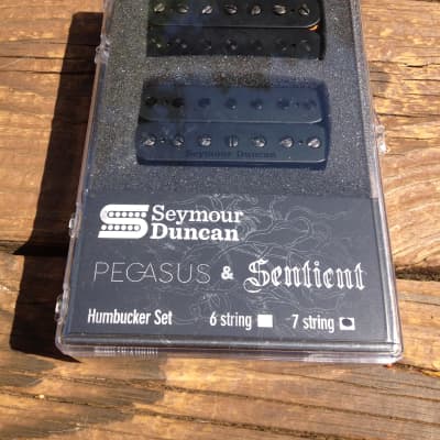 Seymour Duncan Pegasus/Sentient 6 String Guitar Pickup Set.-Black