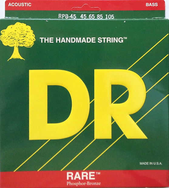 DR RPB-45 Rare Phosphor Bronze Acoustic Bass Guitar Strings - Medium (45-105) image 1