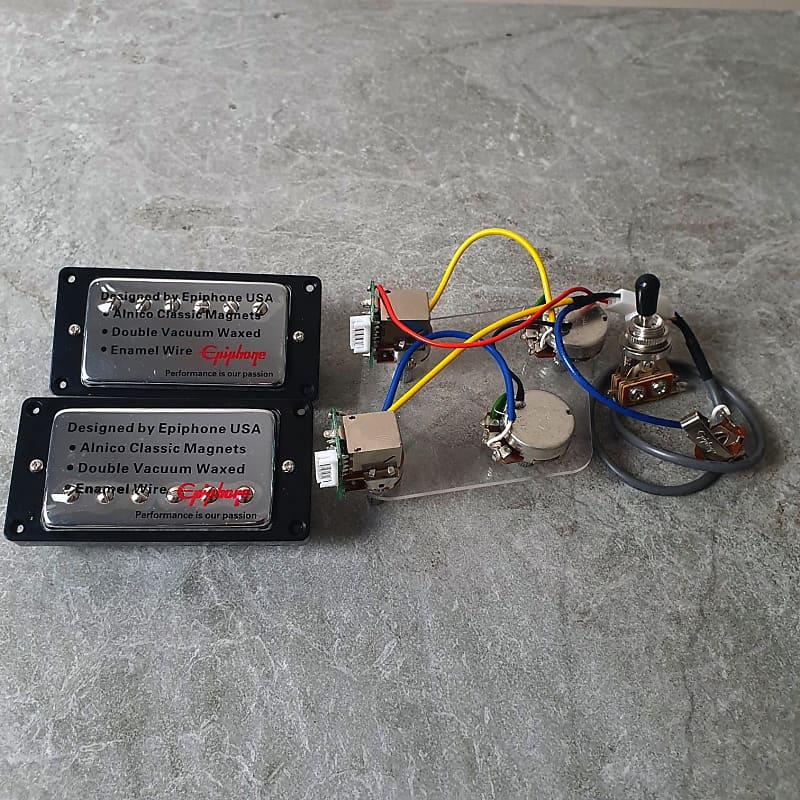 Epiphone humbucker '57 Classic USA Alnico set with Pro Wiring Reverb