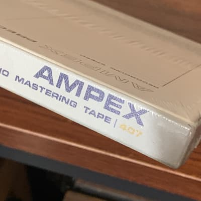 (5) Ampex 407 Audio Mastering Tape 7" Reel to Reel NOS SEALED 1800’ Polyester NEW 1970s - Grey image 5