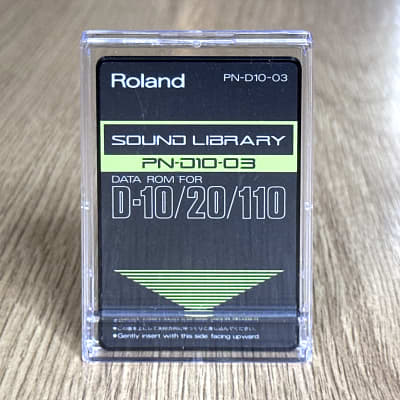 Roland PN-D10-03 Natural Variation // Voice Data ROM card (D-10 / D-20 / D-110) // Rare!