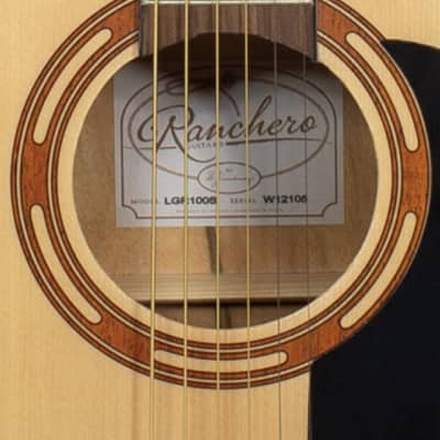 H. Jimenez Ranchero Full Size Steel String Acoustic Guitar image 2