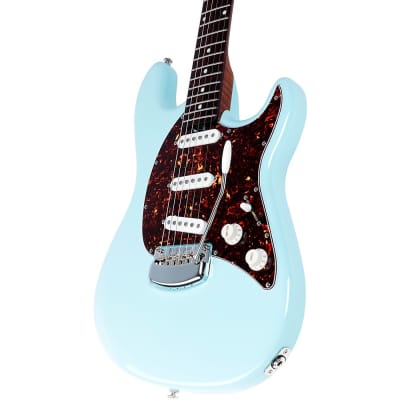 Ernie Ball Music Man Cutlass SSS Rosewood Fingerboard Electric Guitar Powder Blue image 5