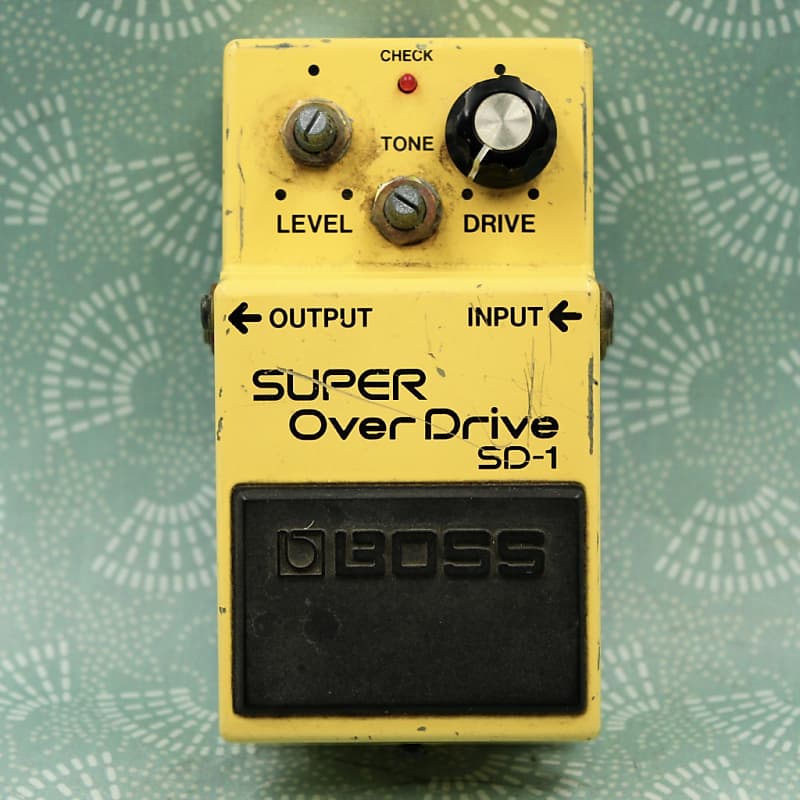 BOSS SD-1 Super OverDrive JRC4558DD Please Read Description Guitar Effect  Pedal