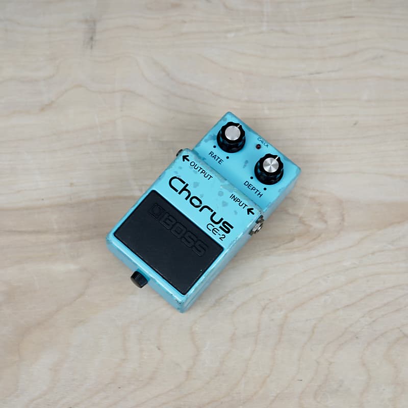 Boss CE-2 Chorus (Black Label) 1982 - Blue Made in Japan MIJ | Reverb