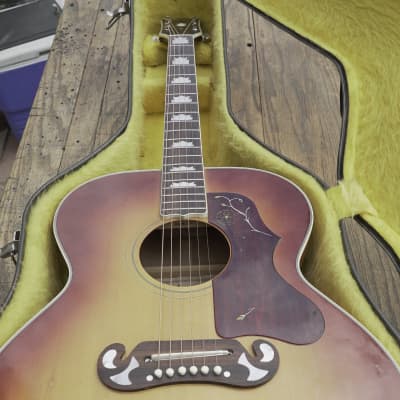 Maya MJ200 Jumbo Acoustic Guitar 70's Honey Sunburst for sale