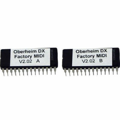 Oberheim DX OS Version 2.02 Firmware Update For Factory MIDI Units Eprom Rom