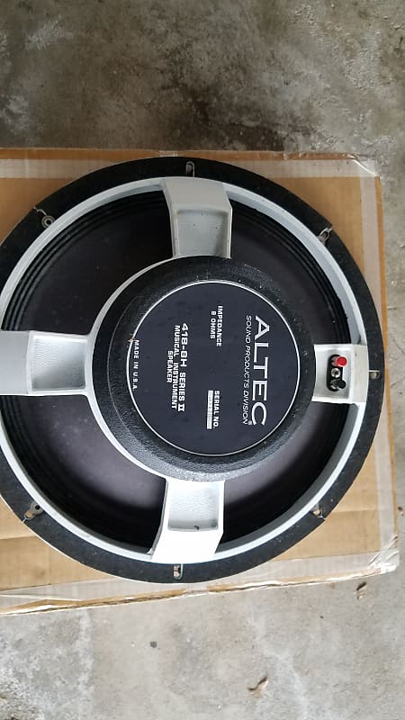 Altec Lansing 418-8H Series 2 Loud Speaker 15 Inch Series 2 Vintage USA 8  ohms 150 Watts