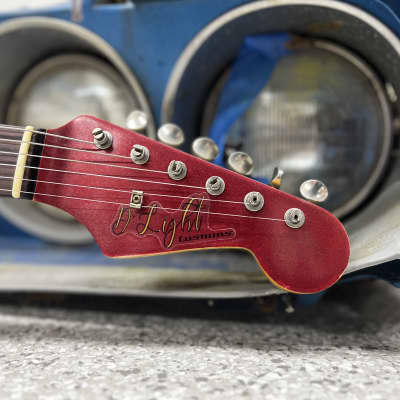 D'Light Custom Guitars "Dorothy" Alder Hardtail S-Style 2023 in Candy Apple Red image 5