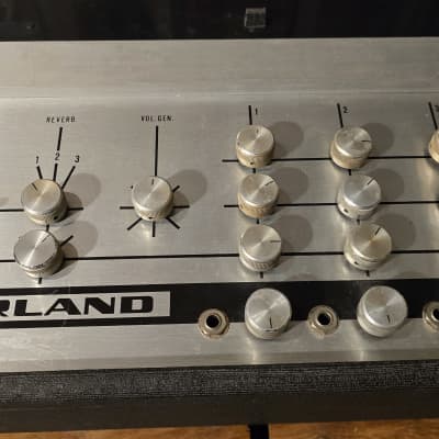 Corland K405 RARE vintage tube amp mixer tape echo made in Italy image 2