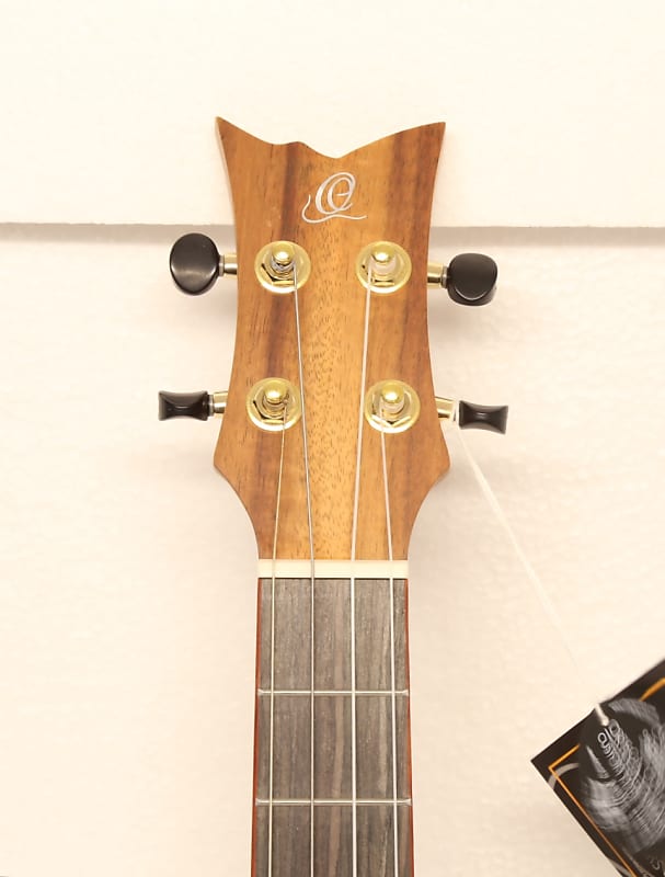 Ortega Guitars, 4-String Timber Series Solid Top Baritone Ukulele