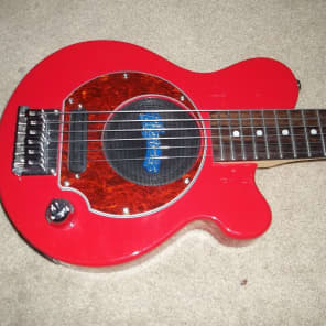 Pignose Travel Guitar With Speaker Red image 2