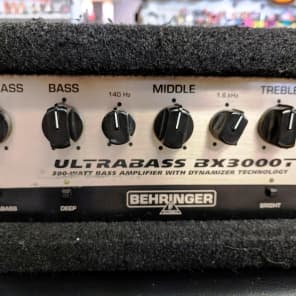 Behringer BX3000T Ultrabass 300w Bass Head, 5 Band EQ, Shape