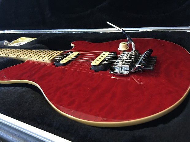 Music Man Axis 1998 Translucent Red | Reverb