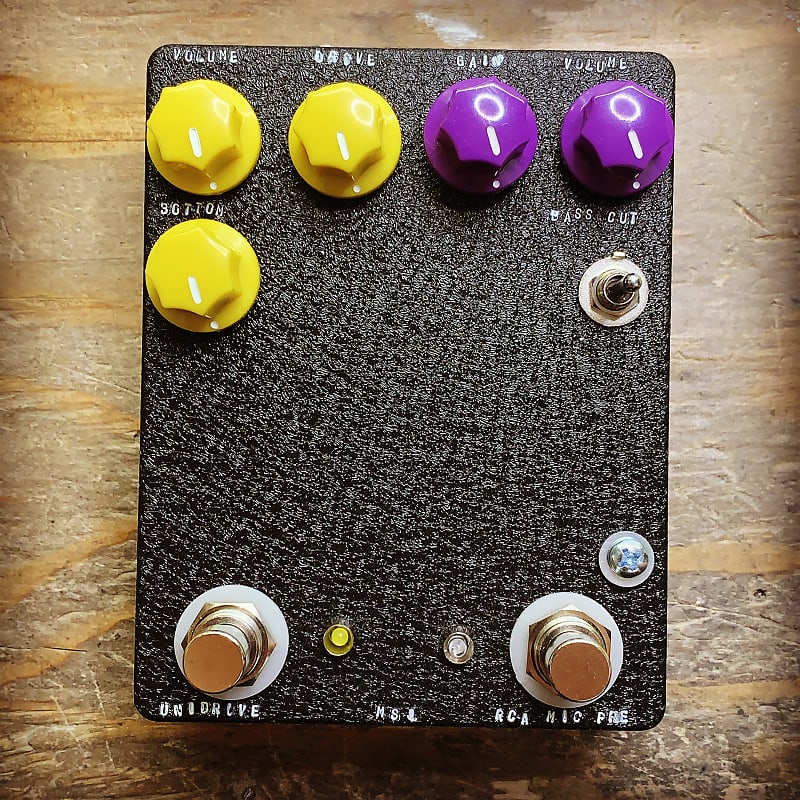 Make Sounds Loudly Pedals RCA Mic Preamp + Unidrive Reverb