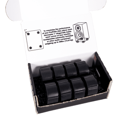 B-STOCK - Auralex ProPOD Lites - 8 Pack - Black image 3