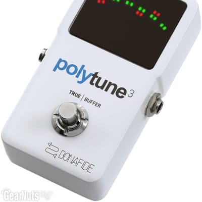 TC Electronic PolyTune 3 Polyphonic LED Guitar Tuner Pedal with Buffer image 4
