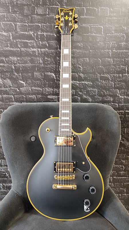 SCHECTER E-Gitarre, Solo-II Custom, Aged Black Satin image 1