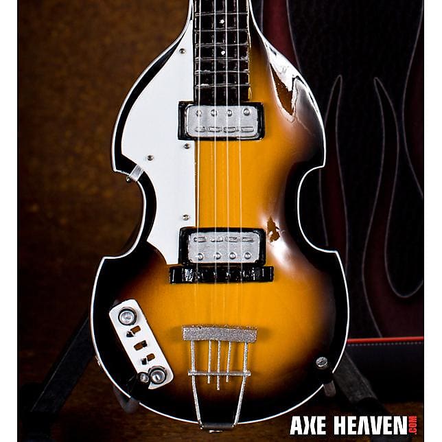 Axe Heaven Paul McCartney Original Violin Bass Miniature Guitar Replica - Fab Four image 1