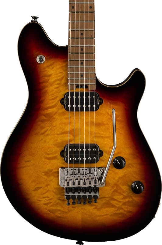 EVH Wolfgang Standard QM Electric Guitar 3tone Sunburst Reverb