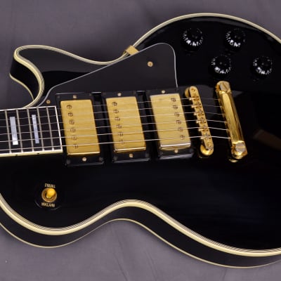 1996-1998 Gibson Les Paul Custom 1957 Historic Reissue '57 3-Pickup Black Beauty Collector's Grade ~Near MINT~ 1990's image 12