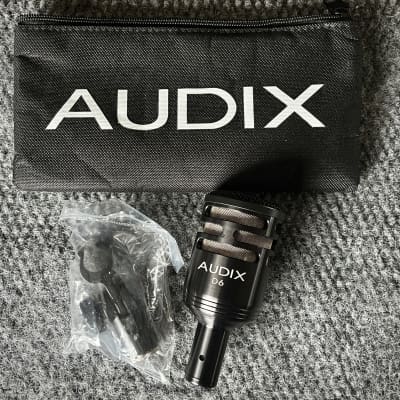 Audix D6 Dynamic Kick Drum Microphone 2010s - Black image 1