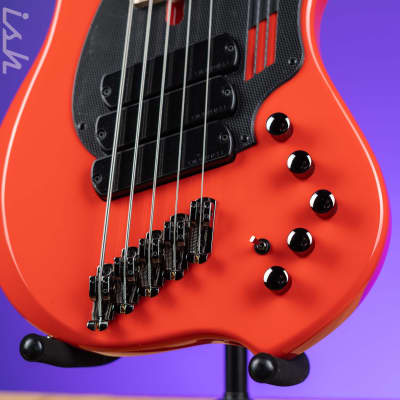 Dingwall NG-3 5-String Bass Guitar Fiesta Red image 4