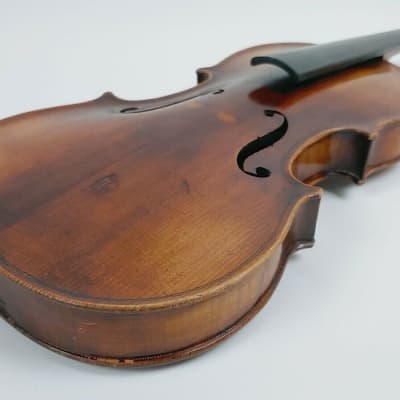 Vintage Anton Schroetter 3/4 Violin Mittenwald Germany for Restoration image 11