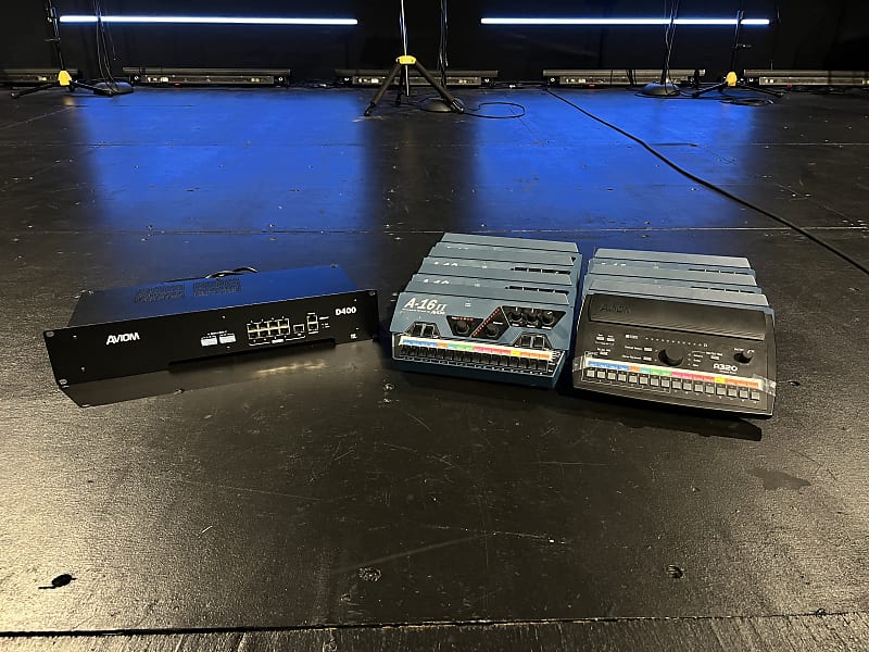 DanteEquipped Aviom InEar Monitor System Reverb