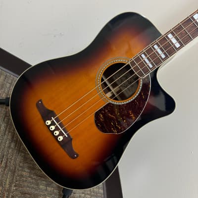 Fender Kingman Bass SCE Acoustic‑Electric Bass Sunburst | Reverb