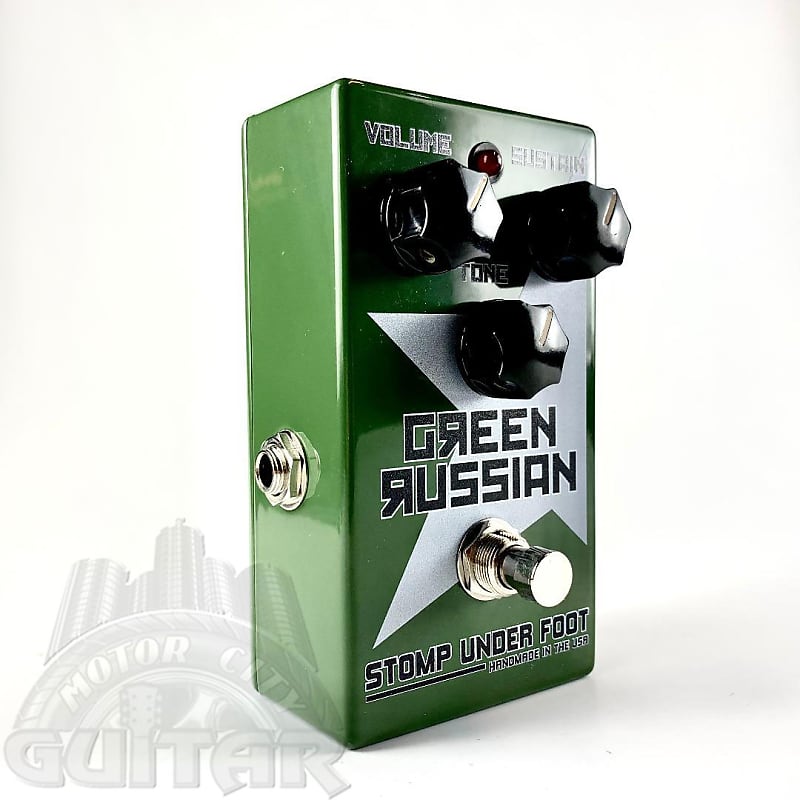 Stomp Under Foot Green Russian Fuzz Pedal image 1