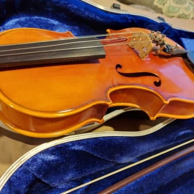 Seidel Stradivarius Copy sized 1/2 Violin, 1982. Germany. Very Good Condition image 6