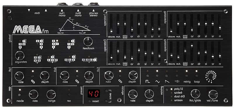 Twisted Electrons Mega FM synthesizer mk2 image 1