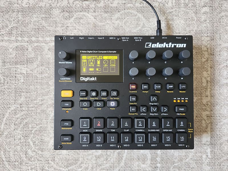 Elektron Digitakt Eight-Voice Digital Drum Computer/Sampler