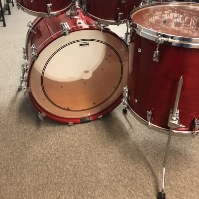 Yamaha  Absolute Hybrid Maple Red Drum Set in Red Autumn Gloss 22/16/12/10 image 11
