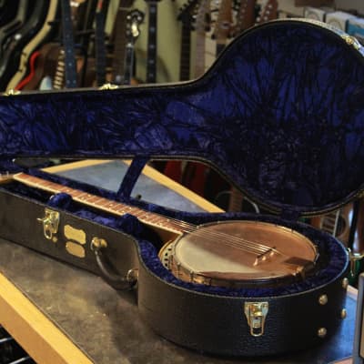 Kay 5-string Resonator Banjo Rare Gold Finish With Custom Hard Shell Case image 24