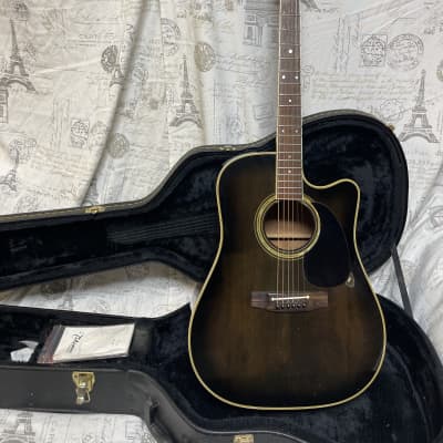 Takamine PT-107 Dual 1988 Gray Black Sunburst | Reverb