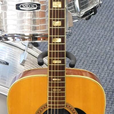 Vintage 1975 Epiphone FT-150 Dreadnought Acoustic Guitar w/ Case! Made In Japan! VERY NICE!!! image 4