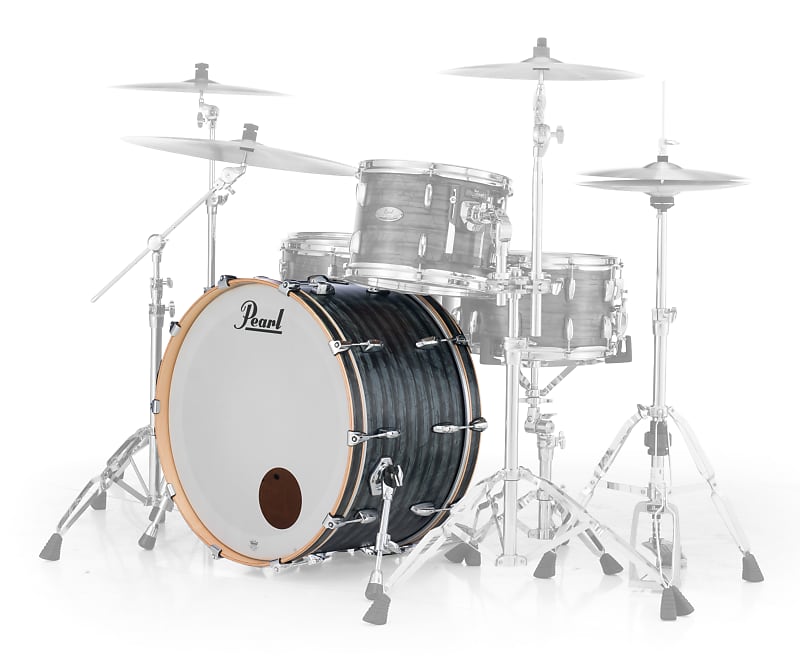 Pearl Session Studio Select 22"x16" Bass Drum, #762 Molten Matte Black image 1