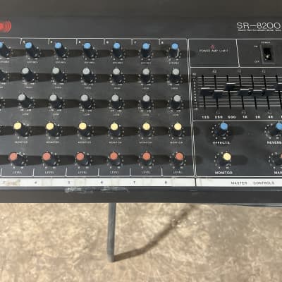 Sunn SR-8200 Mixer amp 50-60s  - Black image 1