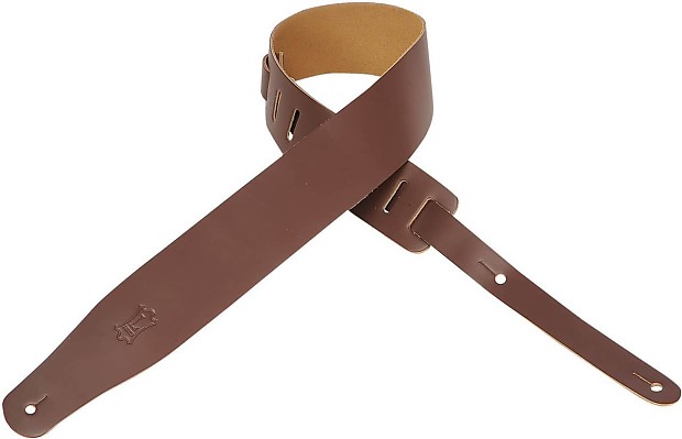 Levy's M26-BRN 2.5" Hand Brushed Suede Guitar Strap image 1