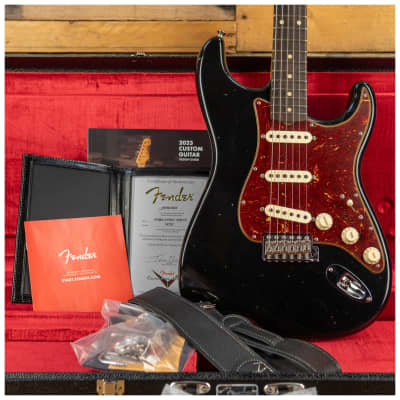 Fender Custom Shop Postmodern Strartocaster w/ AAA Rosewood Fretboard - Relic Aged Black image 1