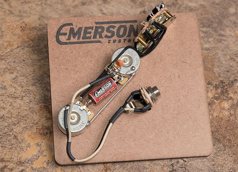 Emerson Custom Tele 3-Way 250k Prewired Kit Assembly image 1