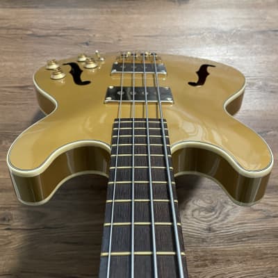Warwick Pro Series Star Bass, Metallic Gold, 2012, with Gig Bag image 4