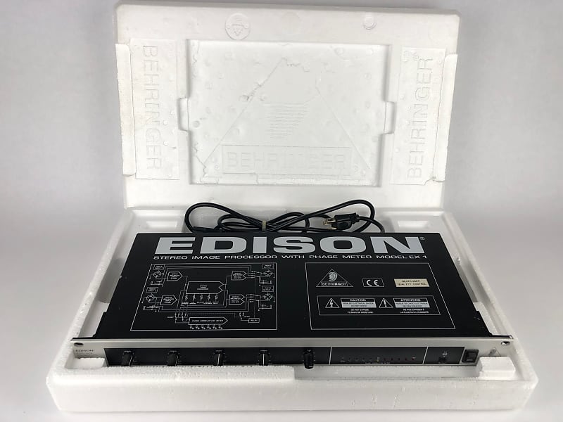 Behringer Edison EX1 Stereo Image Processor with Phase Meter - in original  box!