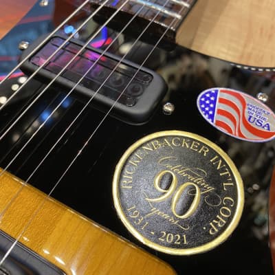 Rickenbacker 90th Anniversary 480XC Electric Guitar Tobacco Glo image 10