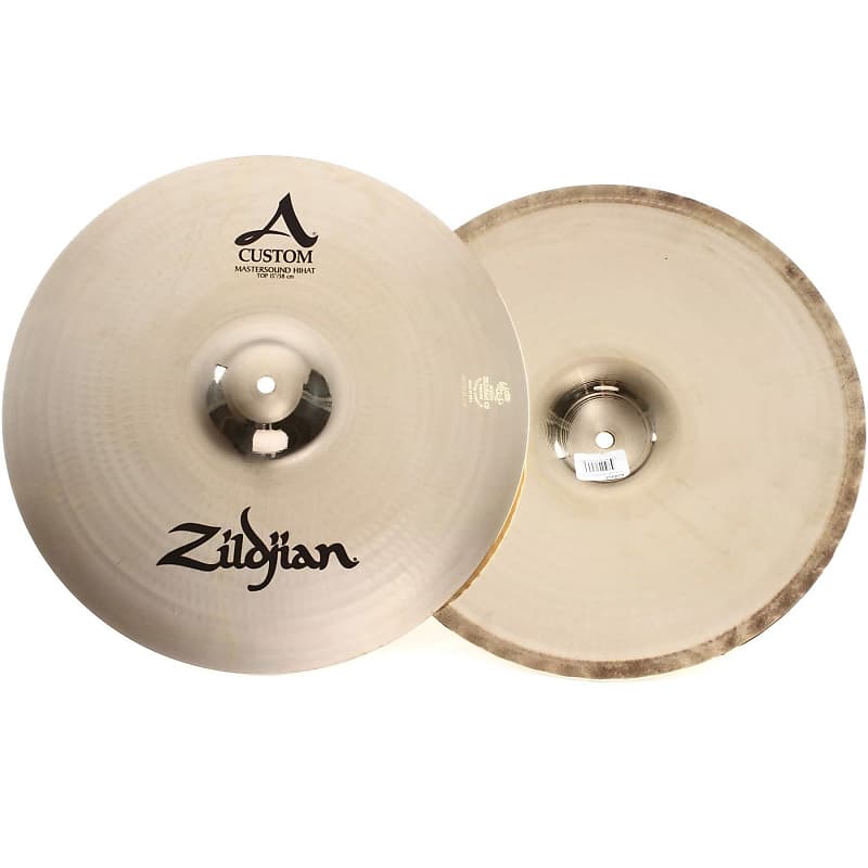 Zildjian A Custom Series 15 Inch Mastersound Hi-Hat Cymbals