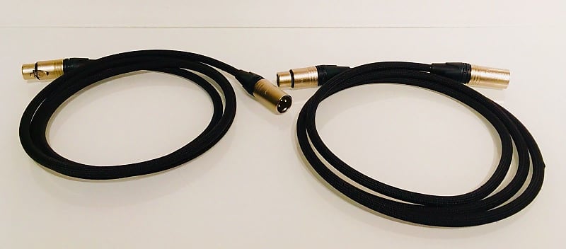 Pinetree Audio BlackGround Balanced XLR Cables 7ft.  			