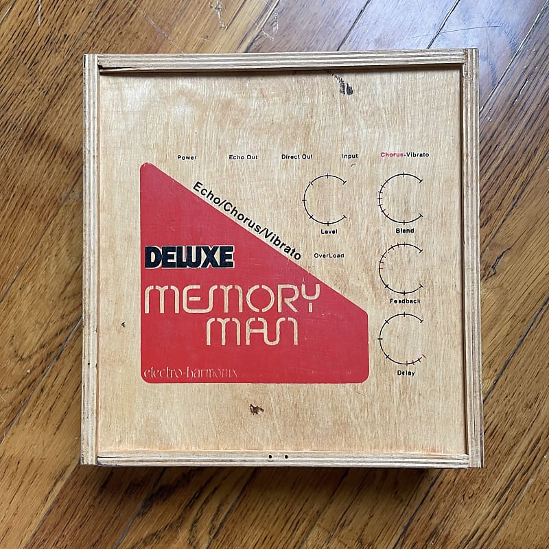 electro harmonix DELUXE MEMORY MAN 木箱付き Electro Harmonix◇DELUXE MEMORY MAN/木箱付属/1990s/ディレイ
